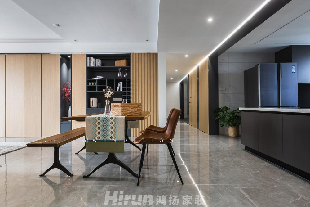 建發央著135㎡北歐之光四居室 裝修案例效果圖-圖片 5