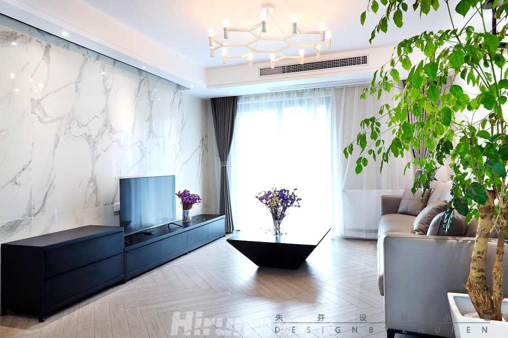 融科天城140㎡雅致現(xiàn)代四居室 裝修案例效果圖-B43I2678