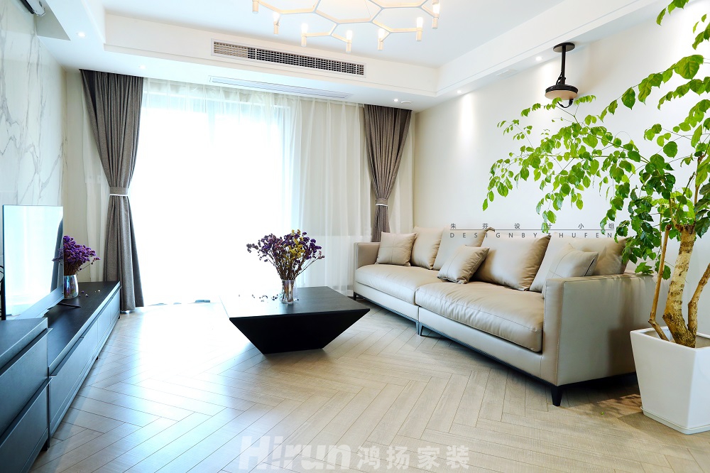 融科天城140㎡雅致現(xiàn)代四居室 裝修案例效果圖-B43I2829副本