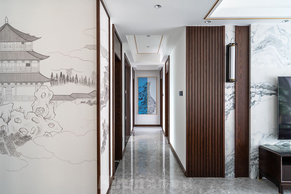 銀港國際125㎡復合寫意四居室 裝修案例實景圖-image28