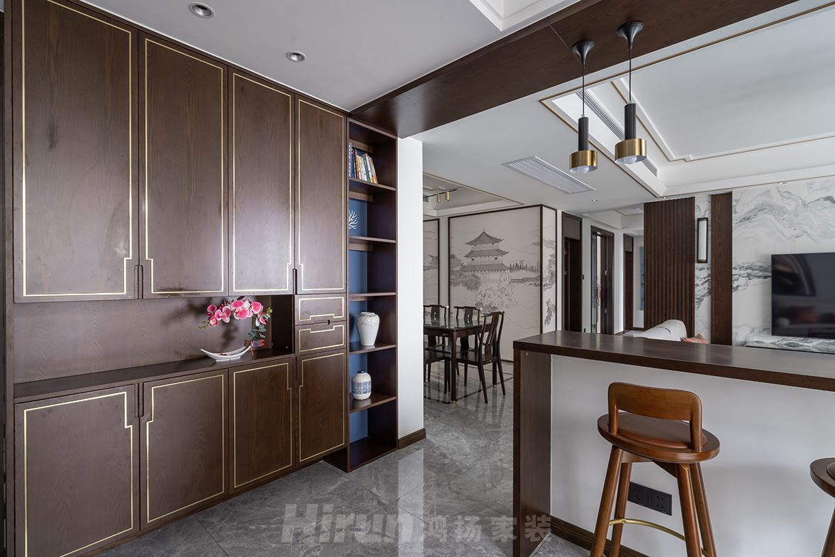 銀港國際125㎡復合寫意四居室 裝修案例實景圖-image17
