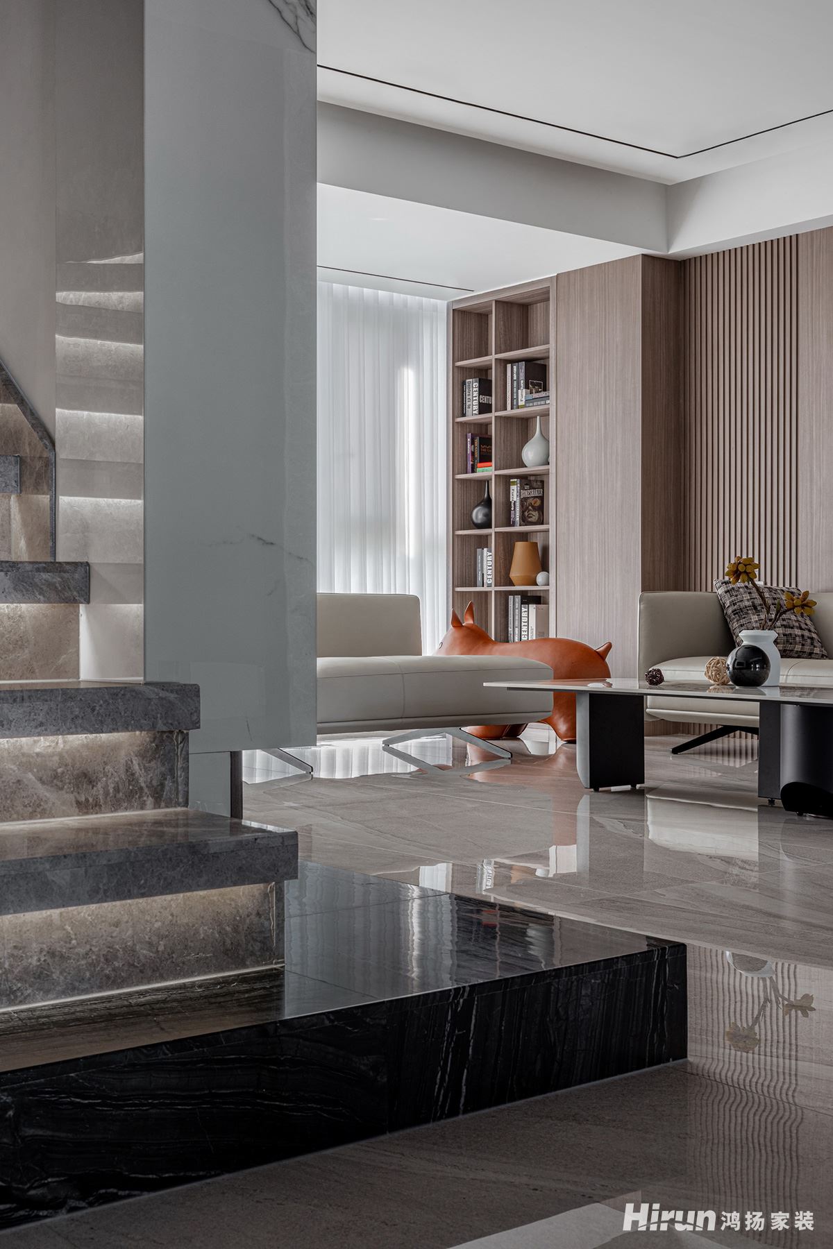 八方小區320㎡北歐之光復式 裝修案例實景圖-002-(6)