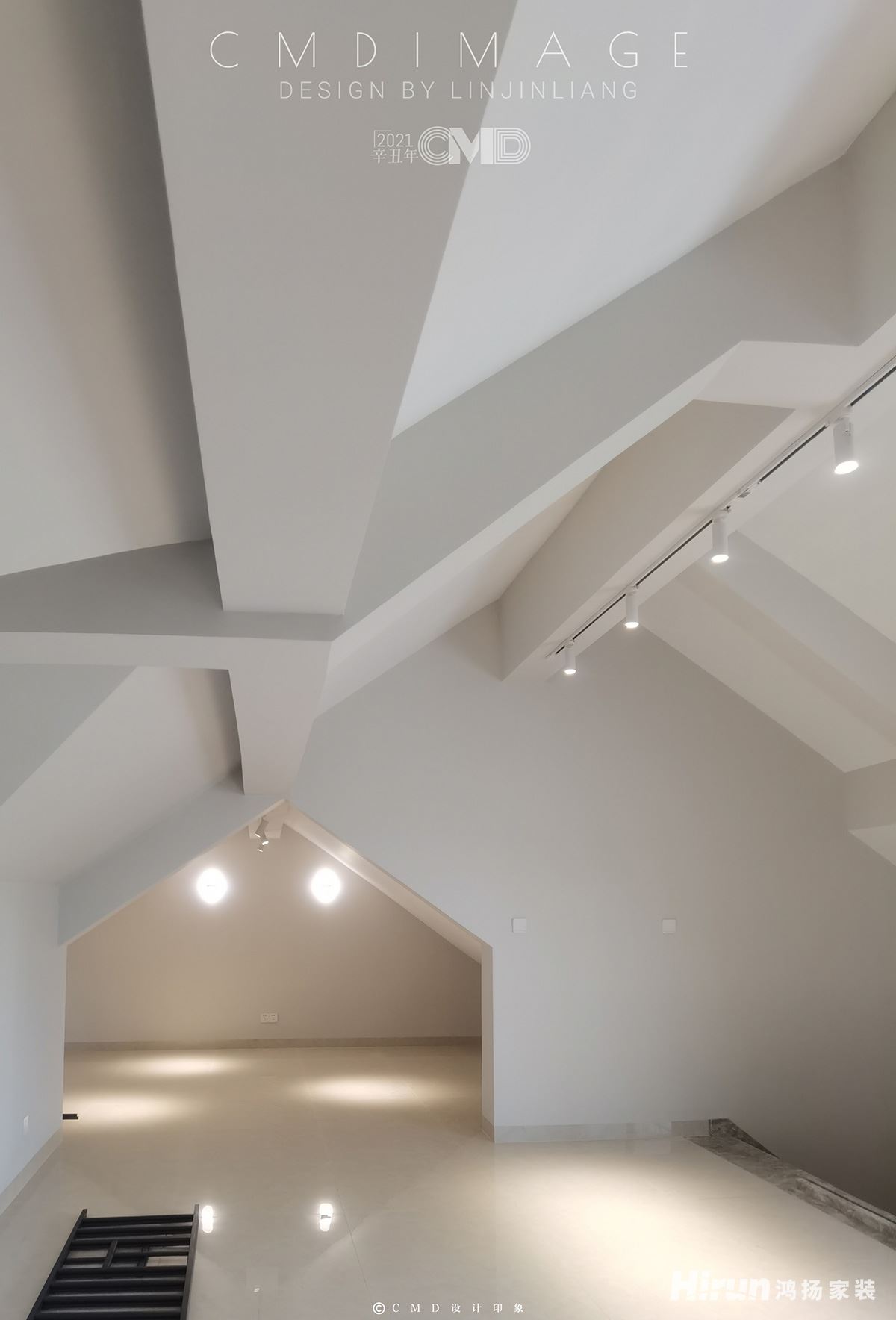 八方小區320㎡北歐之光復式 裝修案例實景圖-001-(6)