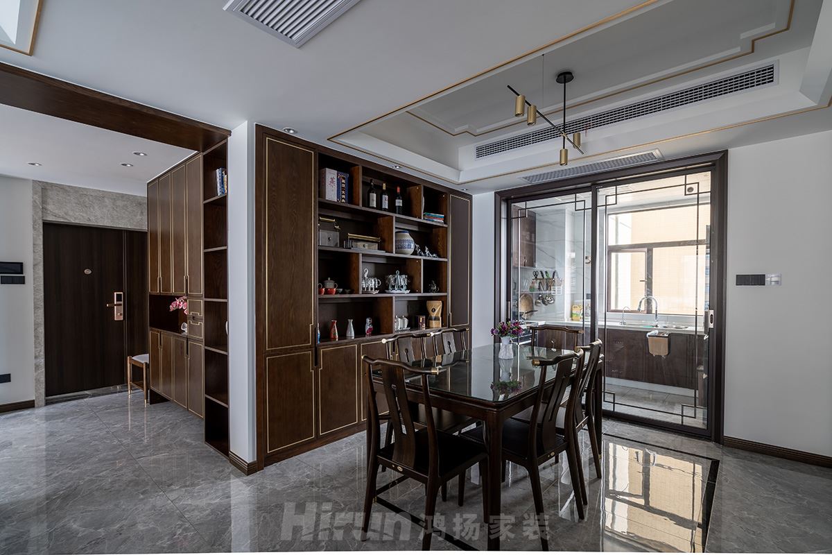 銀港國際125㎡復合寫意四居室 裝修案例實景圖-image47