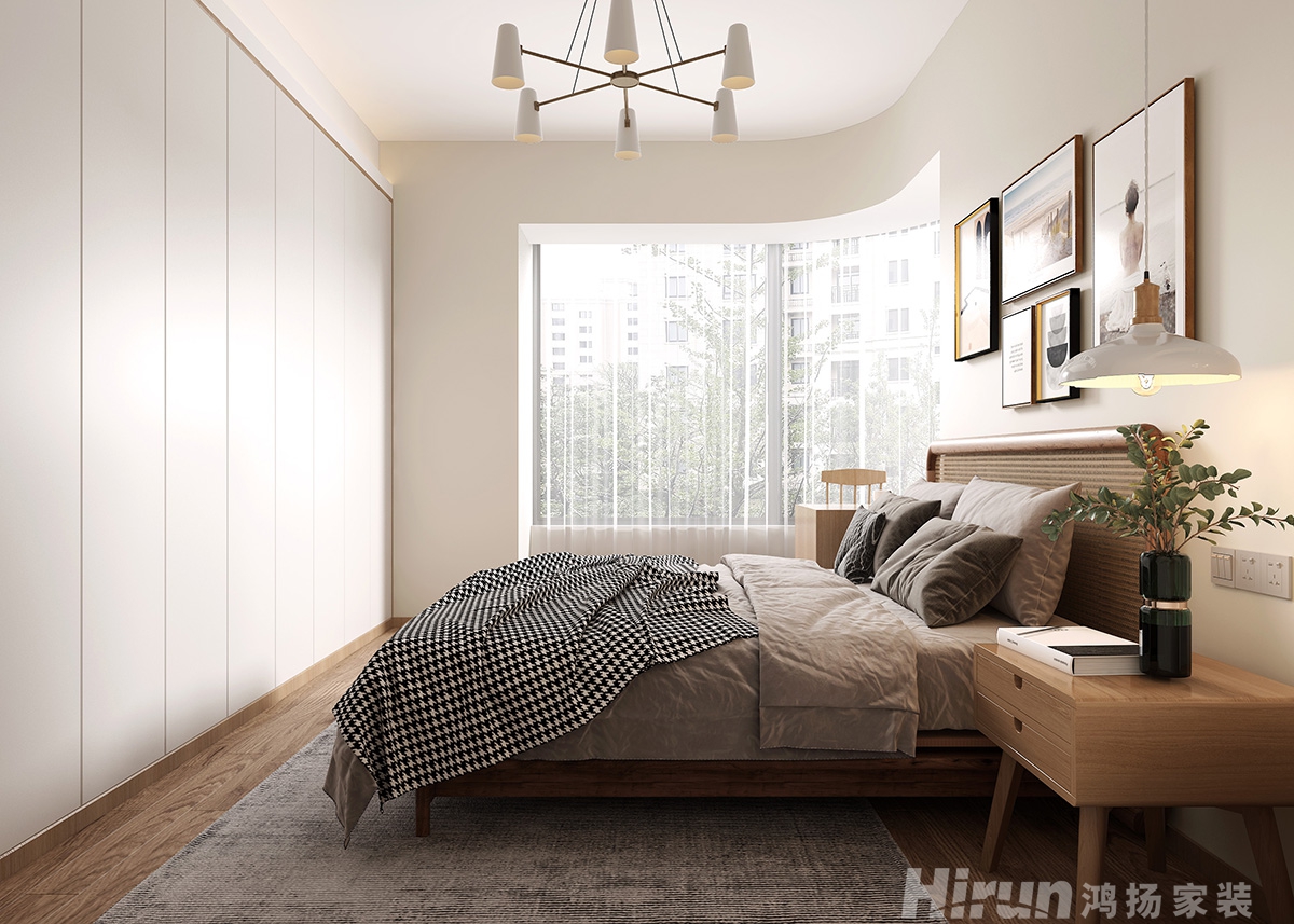 錦繡華都150㎡北歐之光四居室 裝修案例效果圖-3