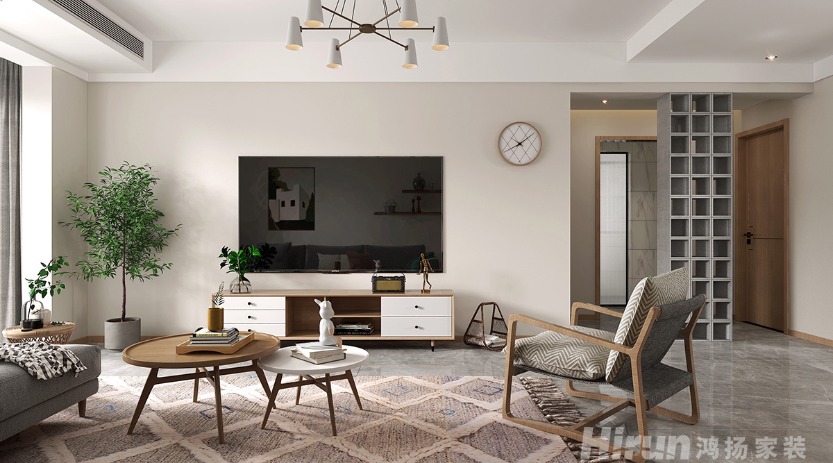 錦繡華都150㎡北歐之光四居室 裝修案例效果圖-5