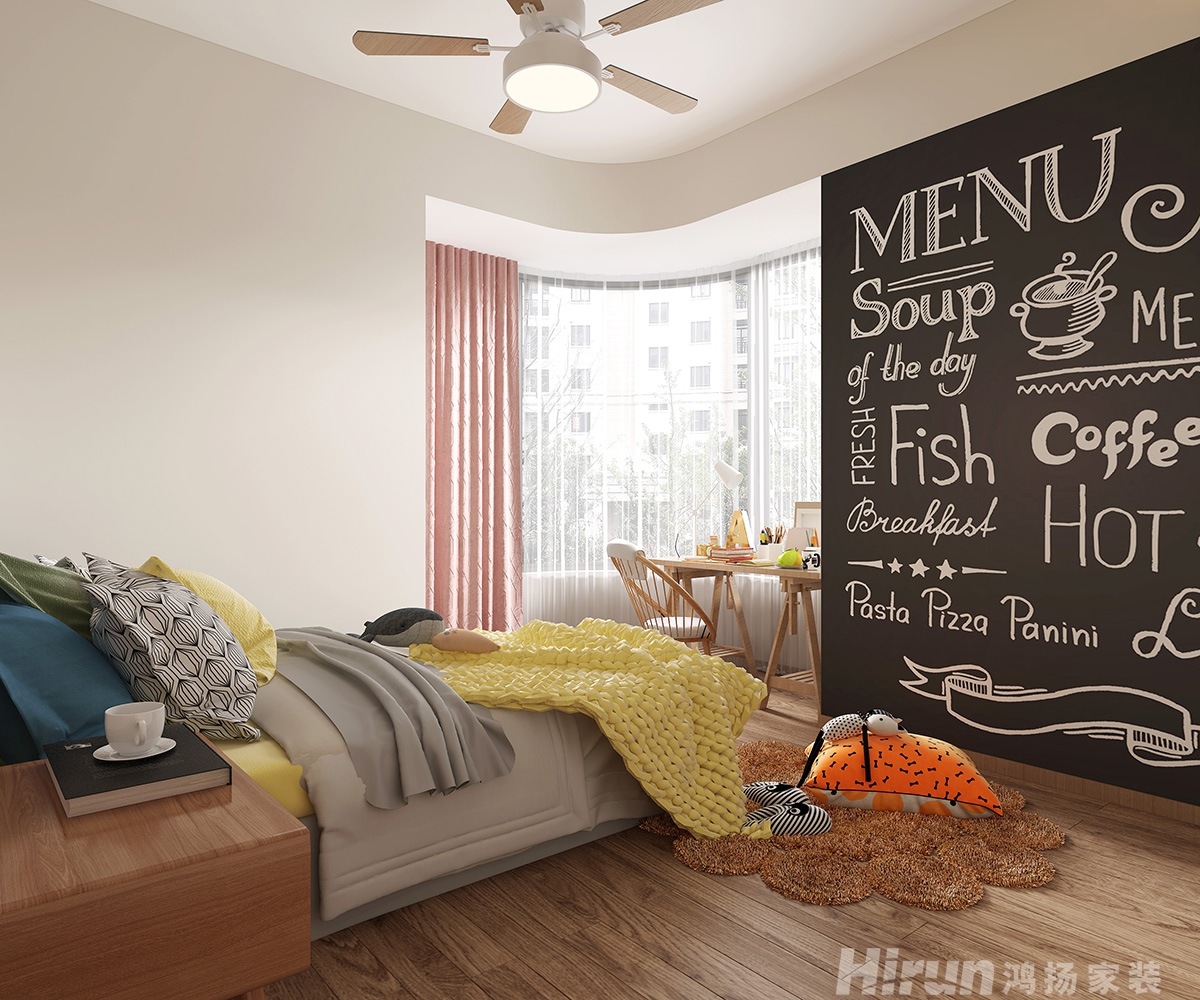 錦繡華都150㎡北歐之光四居室 裝修案例效果圖-8