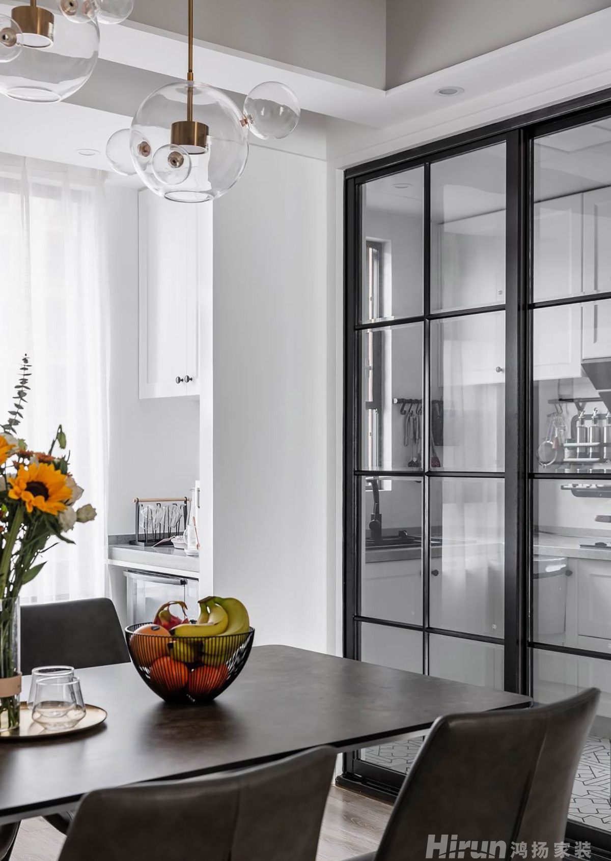 中泰財富湘江100㎡雅致現代二居室 裝修案例實景圖-4