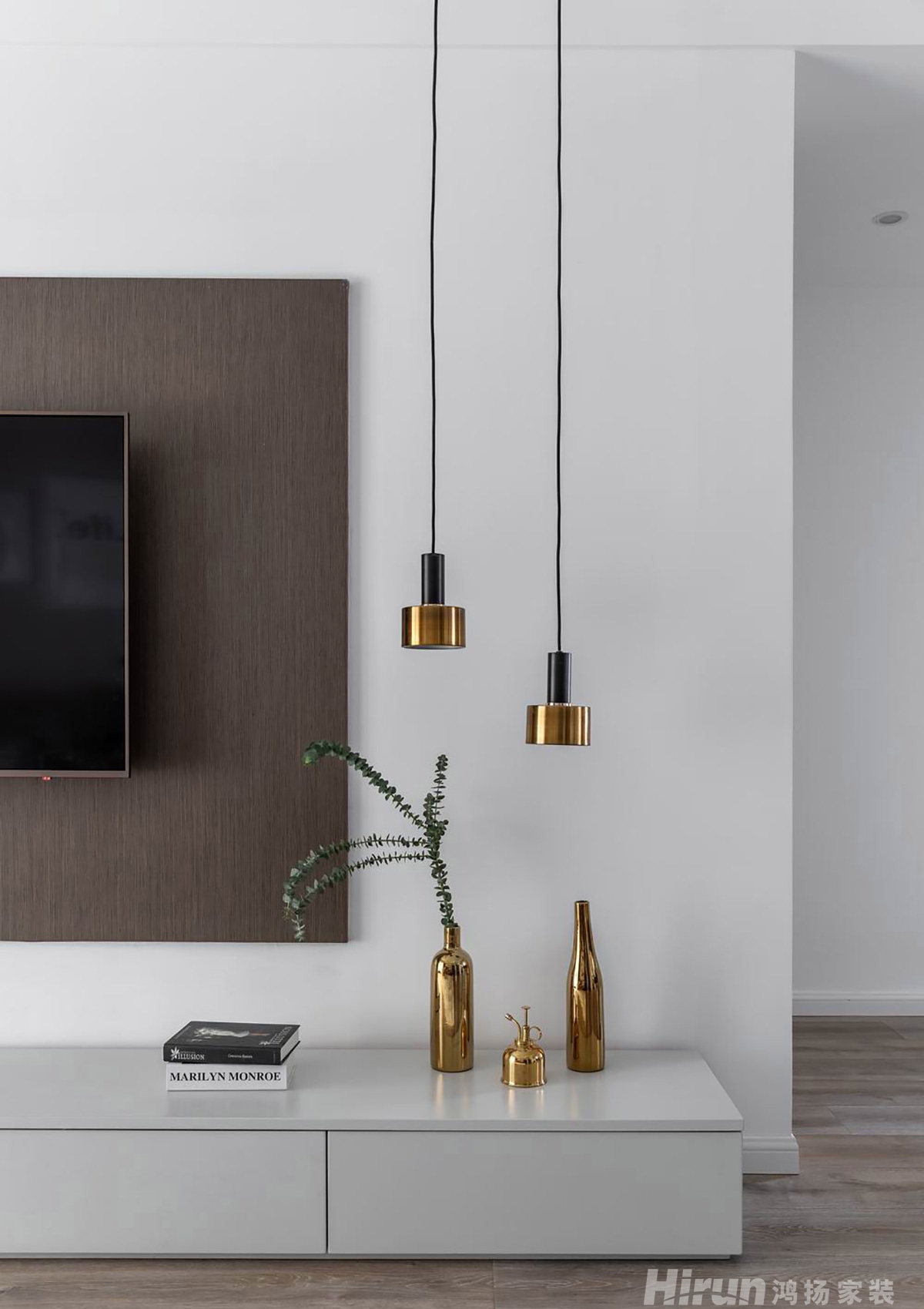 中泰財富湘江100㎡雅致現代二居室 裝修案例實景圖-2