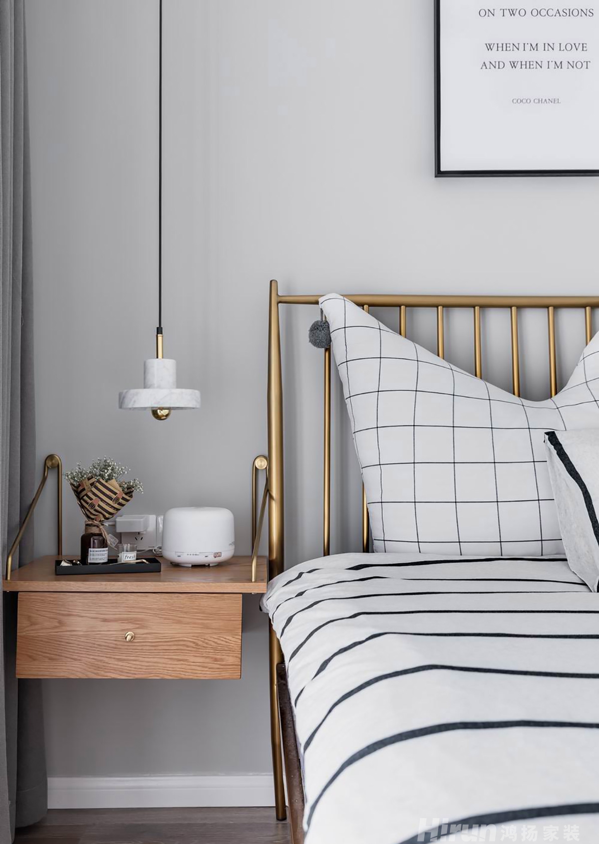 中泰財富湘江100㎡雅致現代二居室 裝修案例實景圖-8