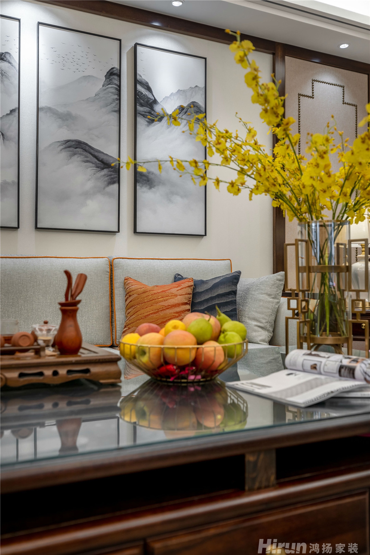 經世龍城150㎡寫意木構四居室 裝修案例實景圖-6