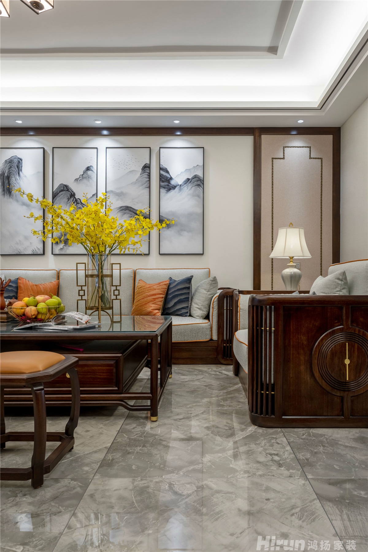 經世龍城150㎡寫意木構四居室 裝修案例實景圖-4