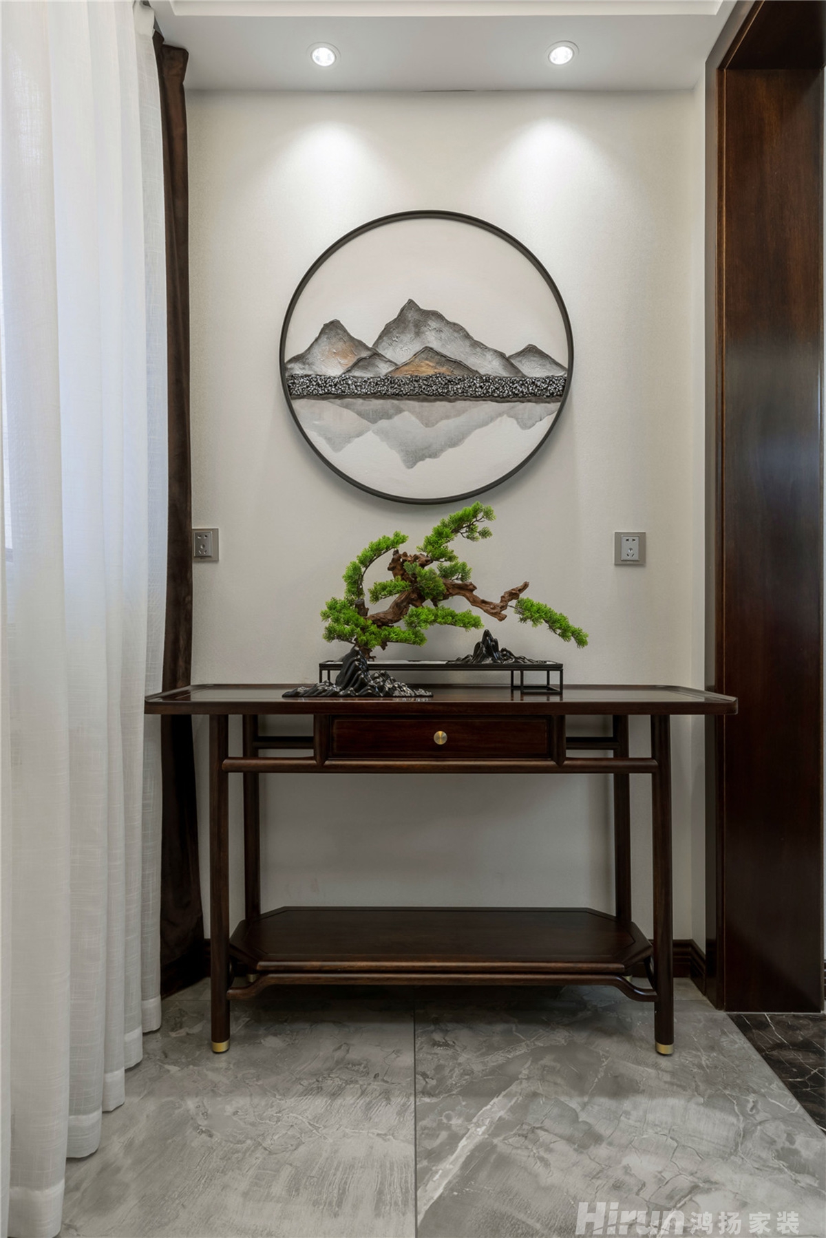 經世龍城150㎡寫意木構四居室 裝修案例實景圖-5