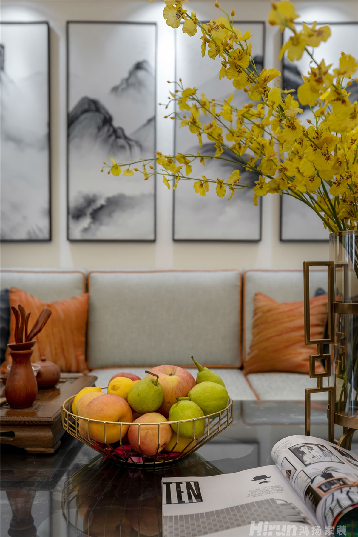 經世龍城150㎡寫意木構四居室 裝修案例實景圖-7