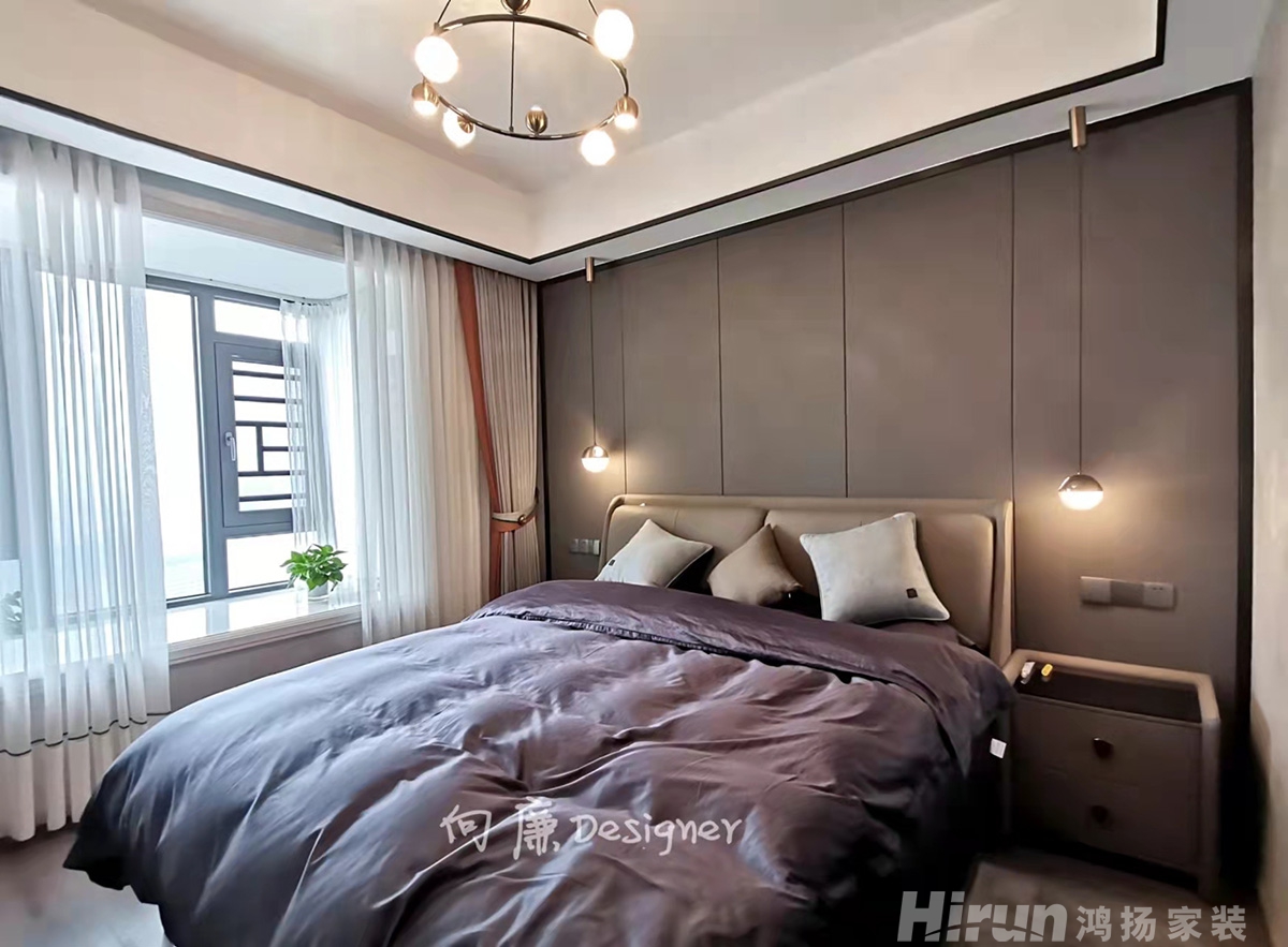 中央花園160㎡雅致現代四居室 裝修案例實景圖-8