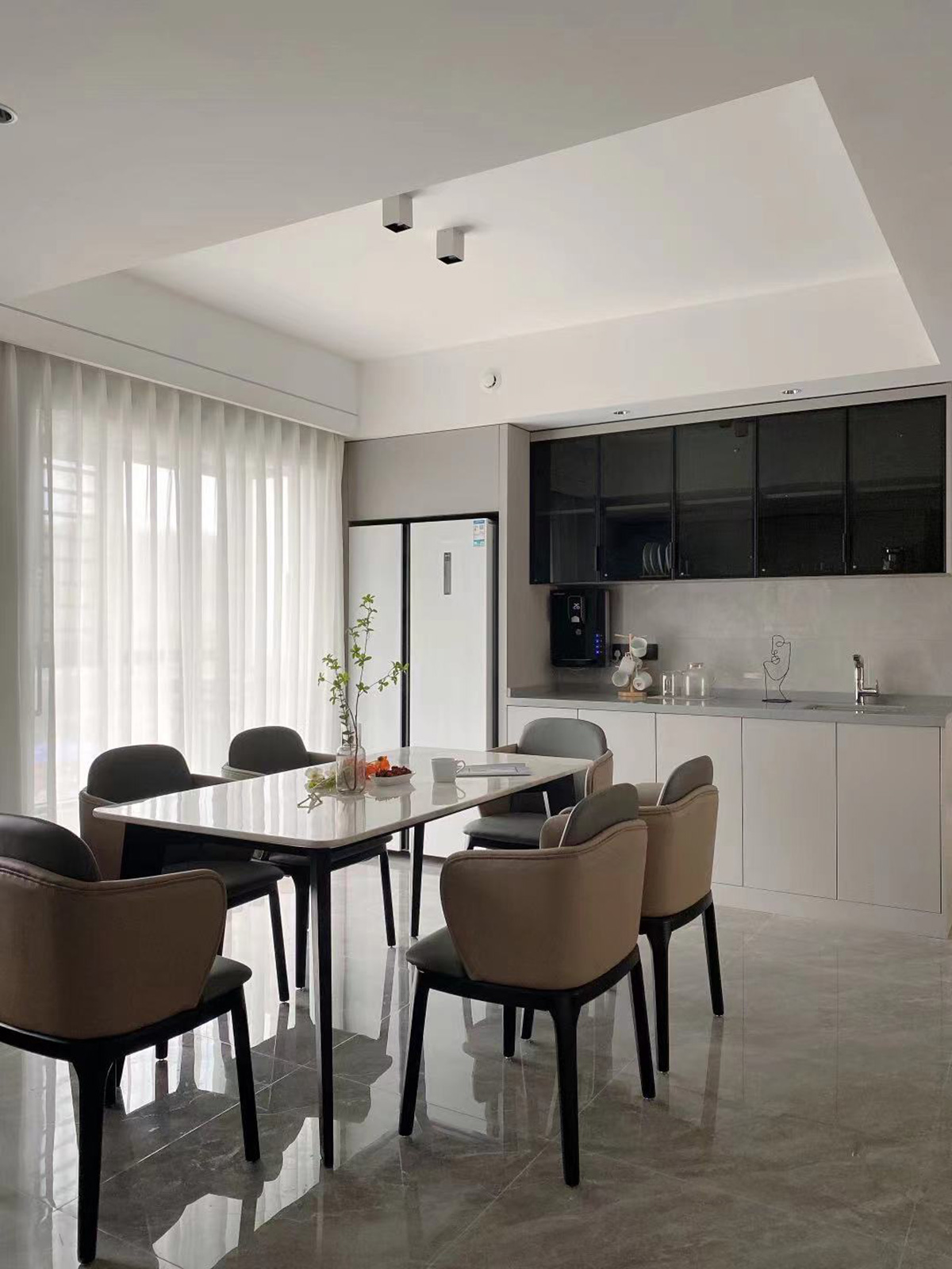 尚格名城150㎡雅致現(xiàn)代四居室 裝修案例實(shí)景圖-8