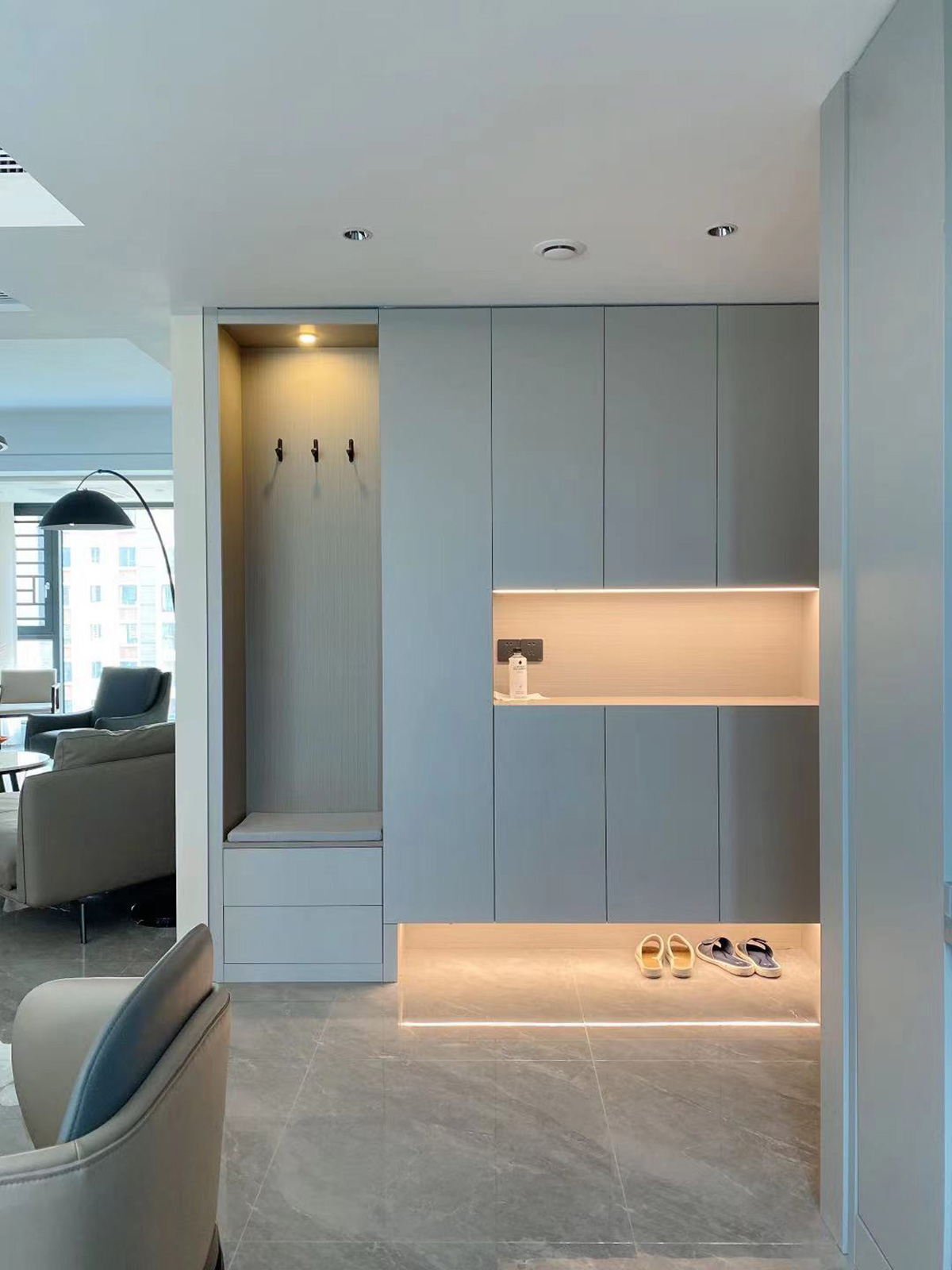 尚格名城150㎡雅致現(xiàn)代四居室 裝修案例實(shí)景圖-5