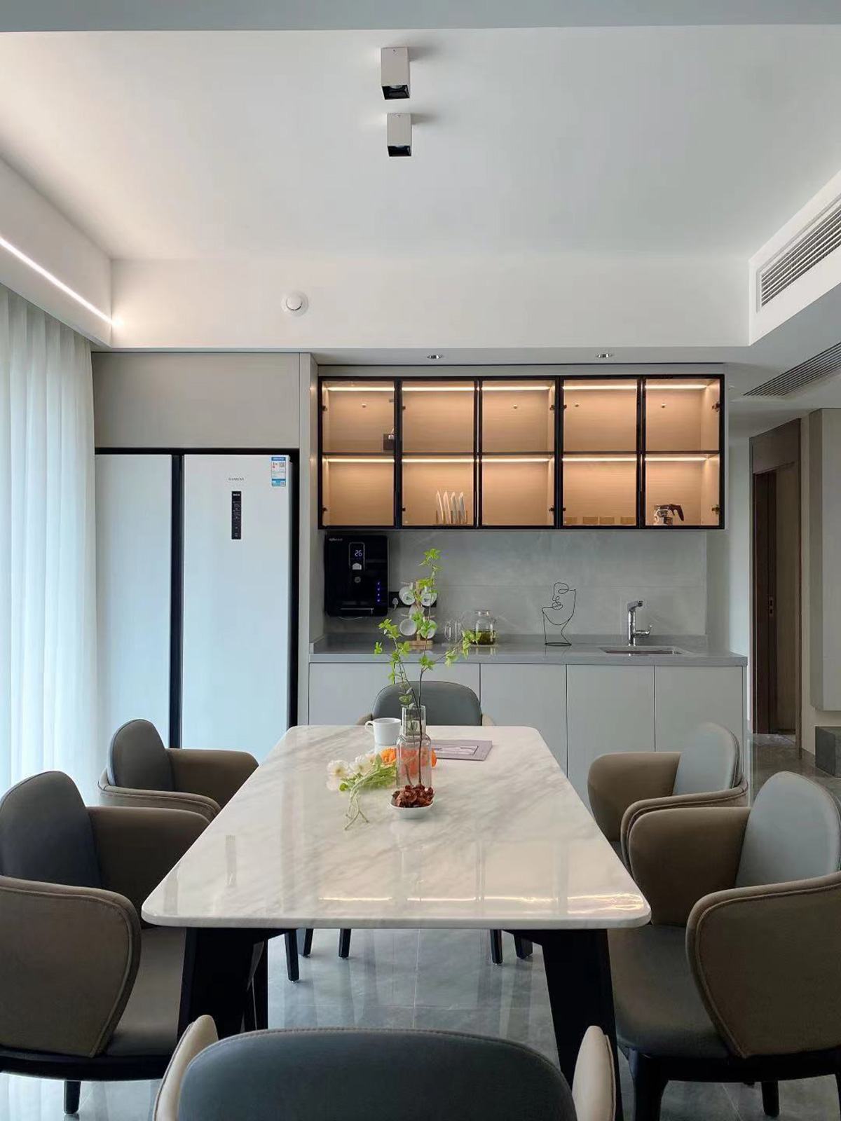 尚格名城150㎡雅致現(xiàn)代四居室 裝修案例實(shí)景圖-7