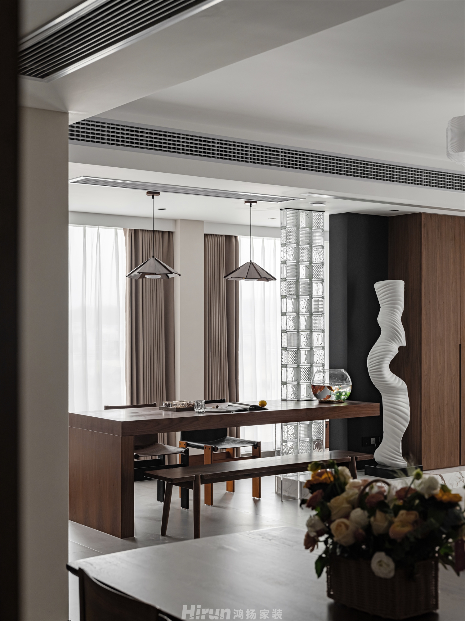 大漢龍庭172㎡復古風潮四居室 裝修案例實景圖-11