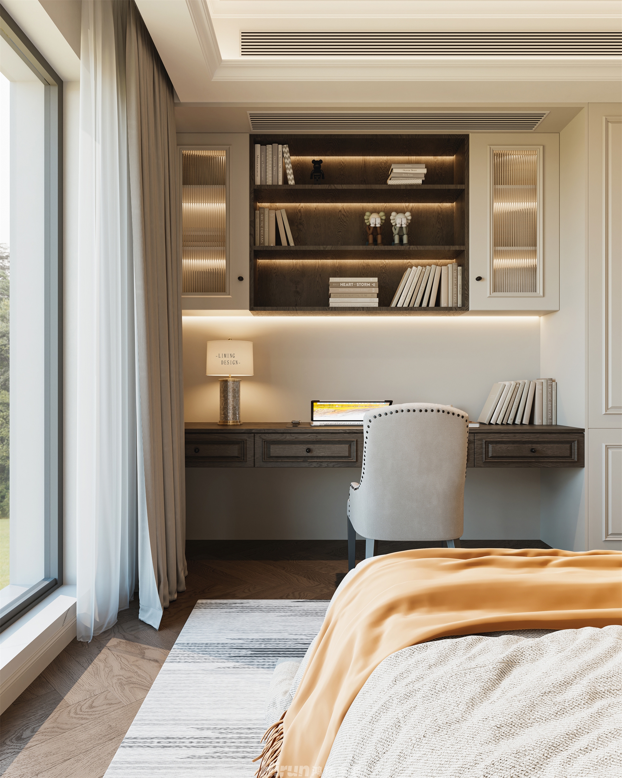 北辰府300㎡輕歐簡美大平層 裝修案例效果圖-18