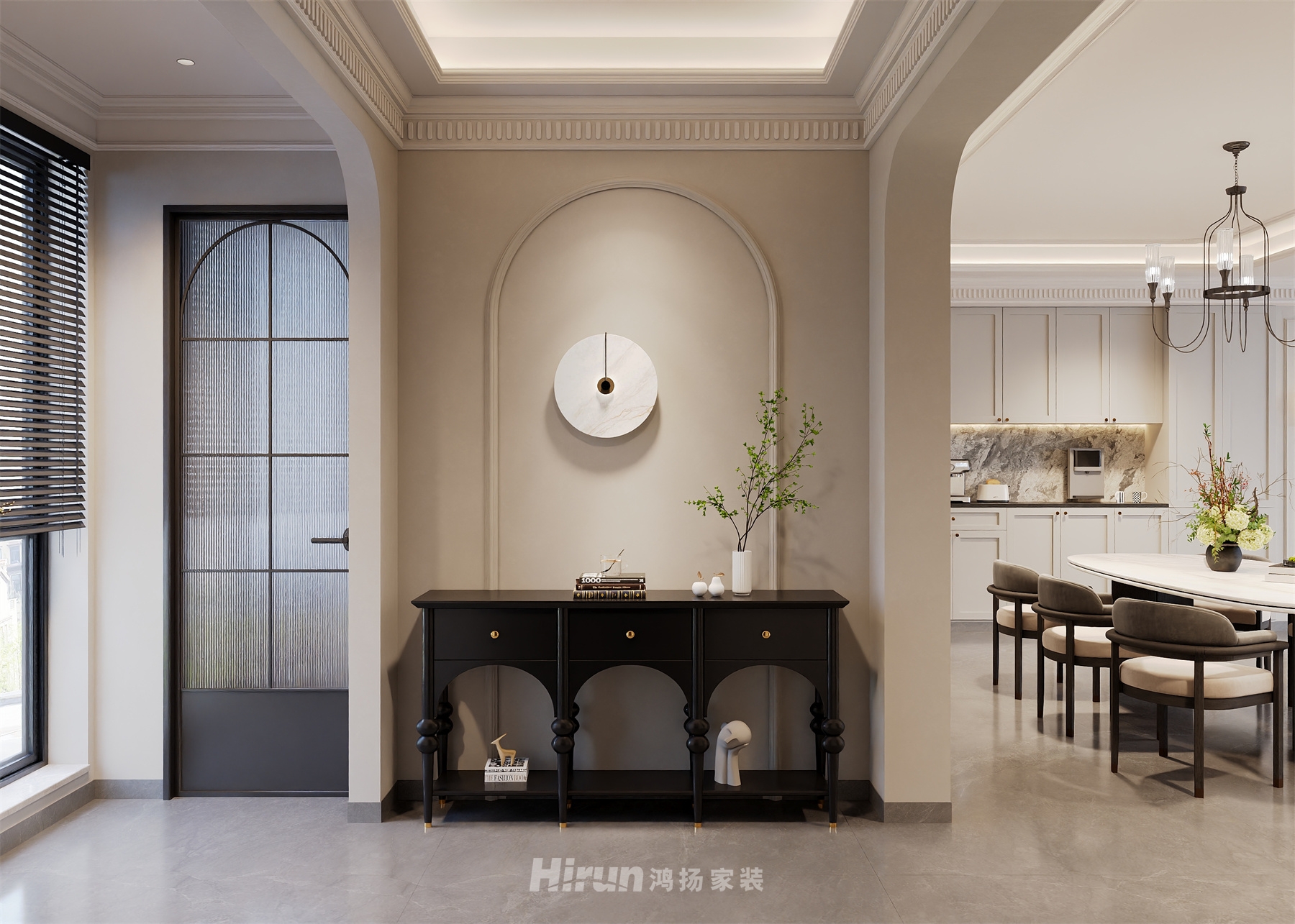 金地湖山樾428㎡輕歐簡美別墅 裝修案例效果圖-11