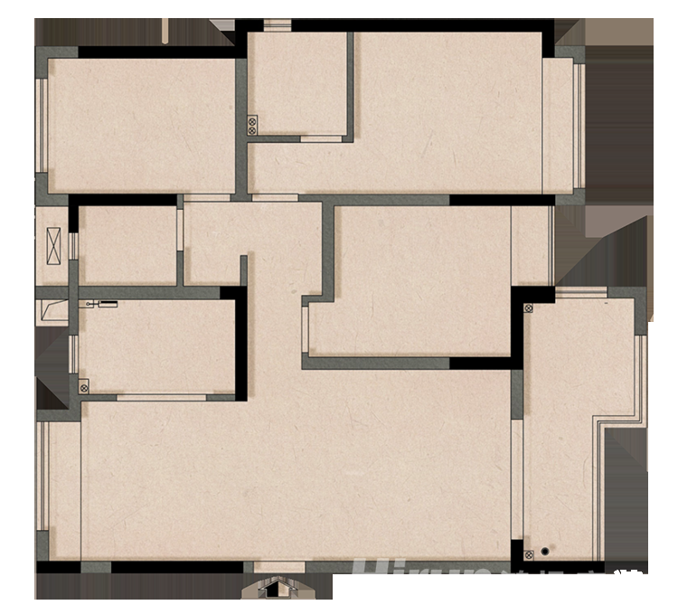 120㎡房子怎么裝修，次臥爆改衣帽間，顏值收納全翻倍!