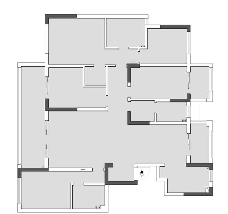 200平的房子裝修效果|甜蜜婚房，開(kāi)放格局+無(wú)電視客廳，秒殺家居雜志！