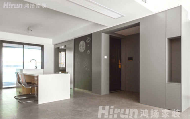 200平的房子裝修效果|甜蜜婚房，開(kāi)放格局+無(wú)電視客廳，秒殺家居雜志！