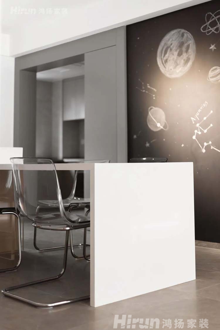 200平的房子裝修效果|甜蜜婚房，開(kāi)放格局+無(wú)電視客廳，秒殺家居雜志！