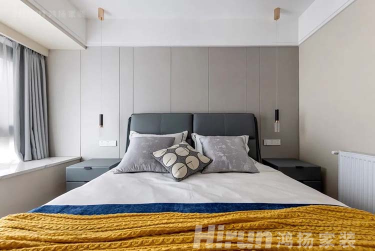 2022年房子怎么裝修好看，鴻揚(yáng)家裝三居室“雅致灰調(diào)”裝修案例分享