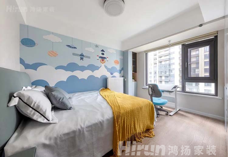 2022年房子怎么裝修好看，鴻揚(yáng)家裝三居室“雅致灰調(diào)”裝修案例分享