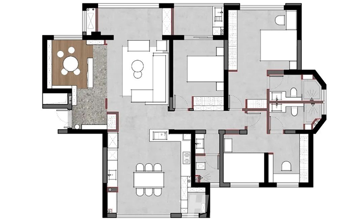 190m2大平層，落日橘原木北歐風，優雅又隨性！