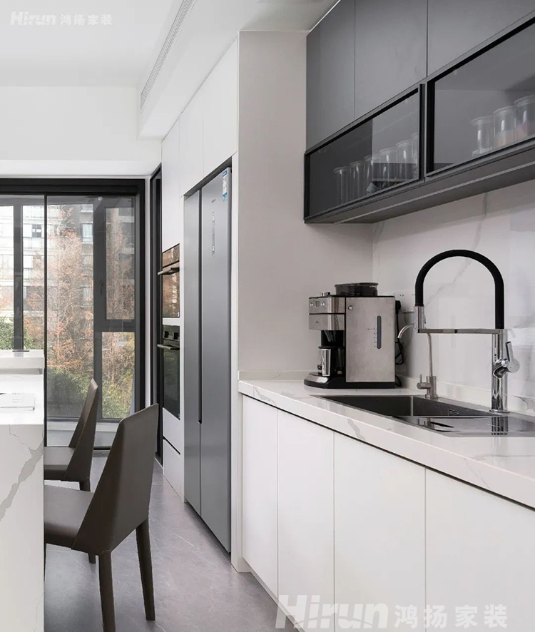 145㎡雅致灰調(diào)，中西雙廚+智能照明，全小區(qū)都要來取經(jīng)了
