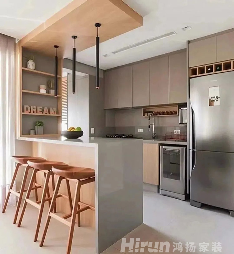 家里有這樣的多功能吧臺，我都不打算去餐桌吃飯了！